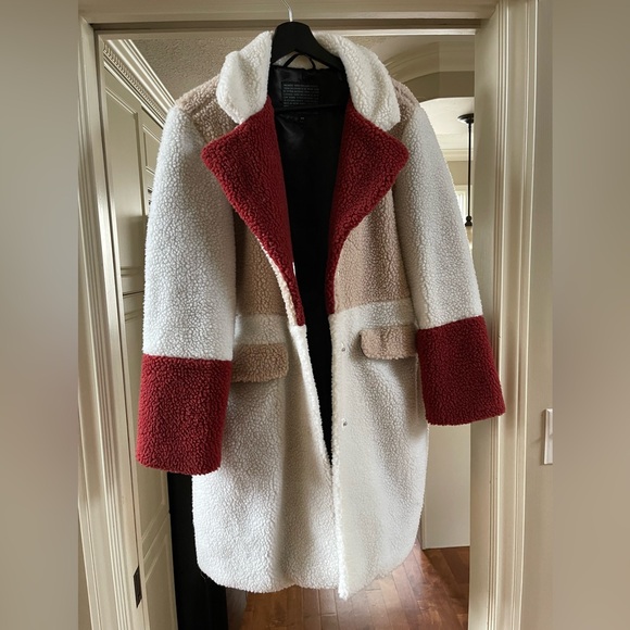 STEVE MADDEN LONG TEDDY JACKET ♥️ - Picture 1 of 3
